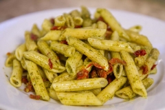 Cheese and Peppers City Cafe Penne Pesto Sun Dried Tomato